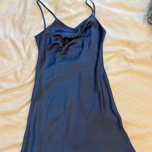 Elegant Navy Slip Dress